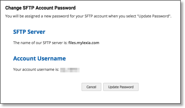 Configure myLexia Settings for Automated Import setup